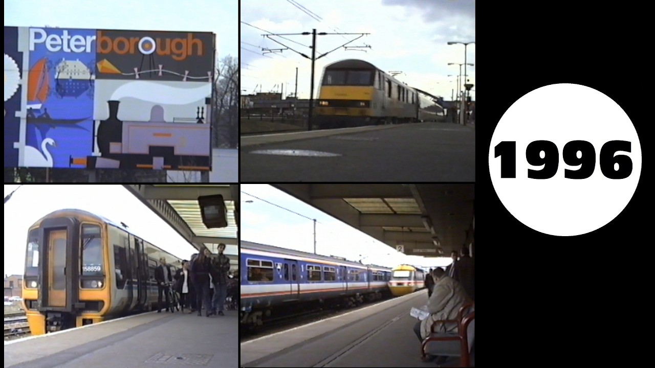 Peterborough Railway Station March 1996