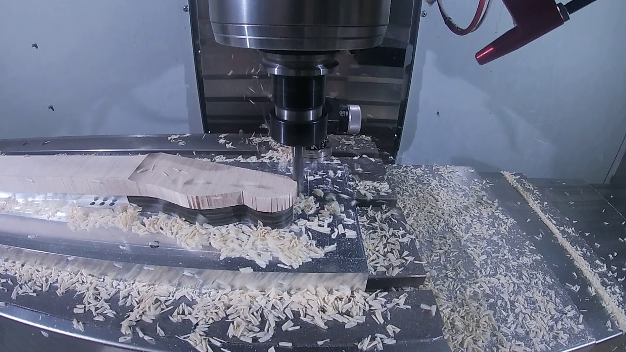 Musikraft Tele® How its Made CNC Operation # 1