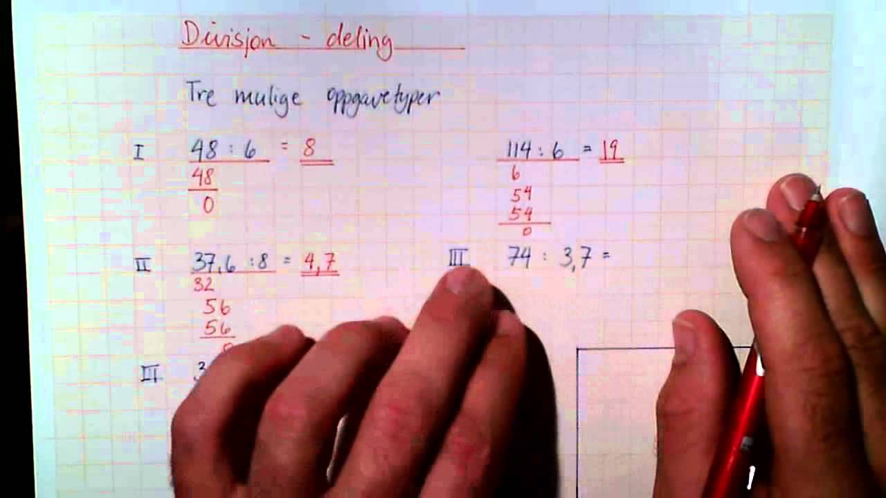 Kapittel 1 - Tall - Divisjon