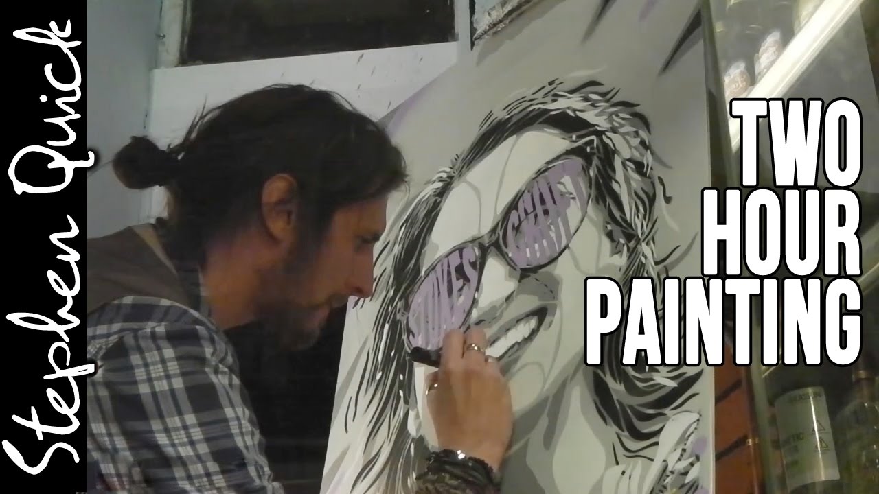 LIVE TWO HOUR PAINTING // Art By Stephen Quick