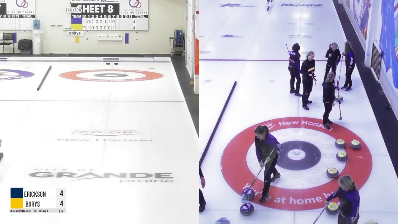 Draw 4 Curling Alberta Kananaskis Nordic Spa Alberta Masters Championship