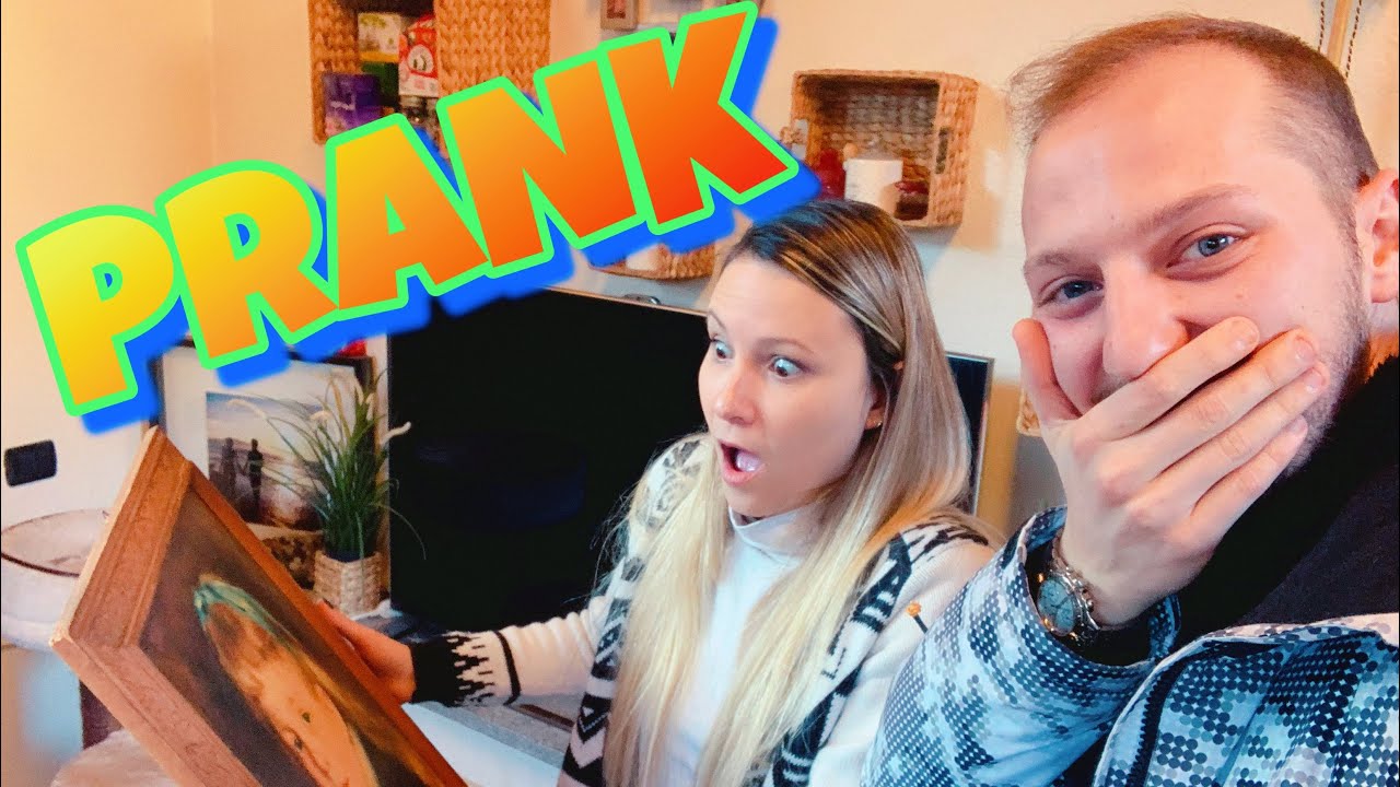 PRANK IN LIVE **REGALO UN QUADRO MALEDETTO**