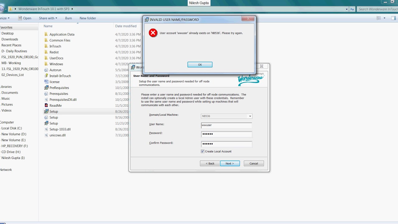 How to install Wonderware Intouch version 10.1.300