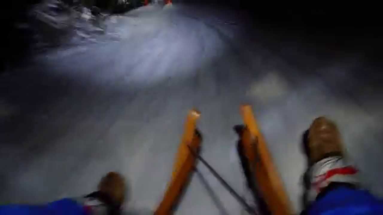 Nachtschlitteln am Uetliberg / Sledding at night in Zurich Switzerland