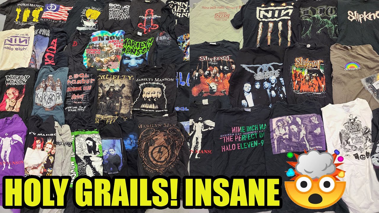 FIND OF A LIFETIME! Vintage Concert Shirts Hoarder $10k+ Storage Unit Score!!