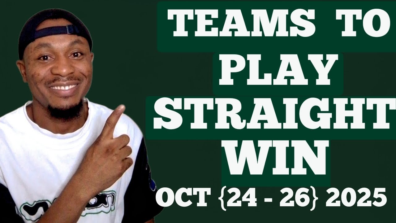 5 Teams To Play Straight Win This Weekend | SAFE FOOTBALL PREDICTIONS | BETTING TIPS 