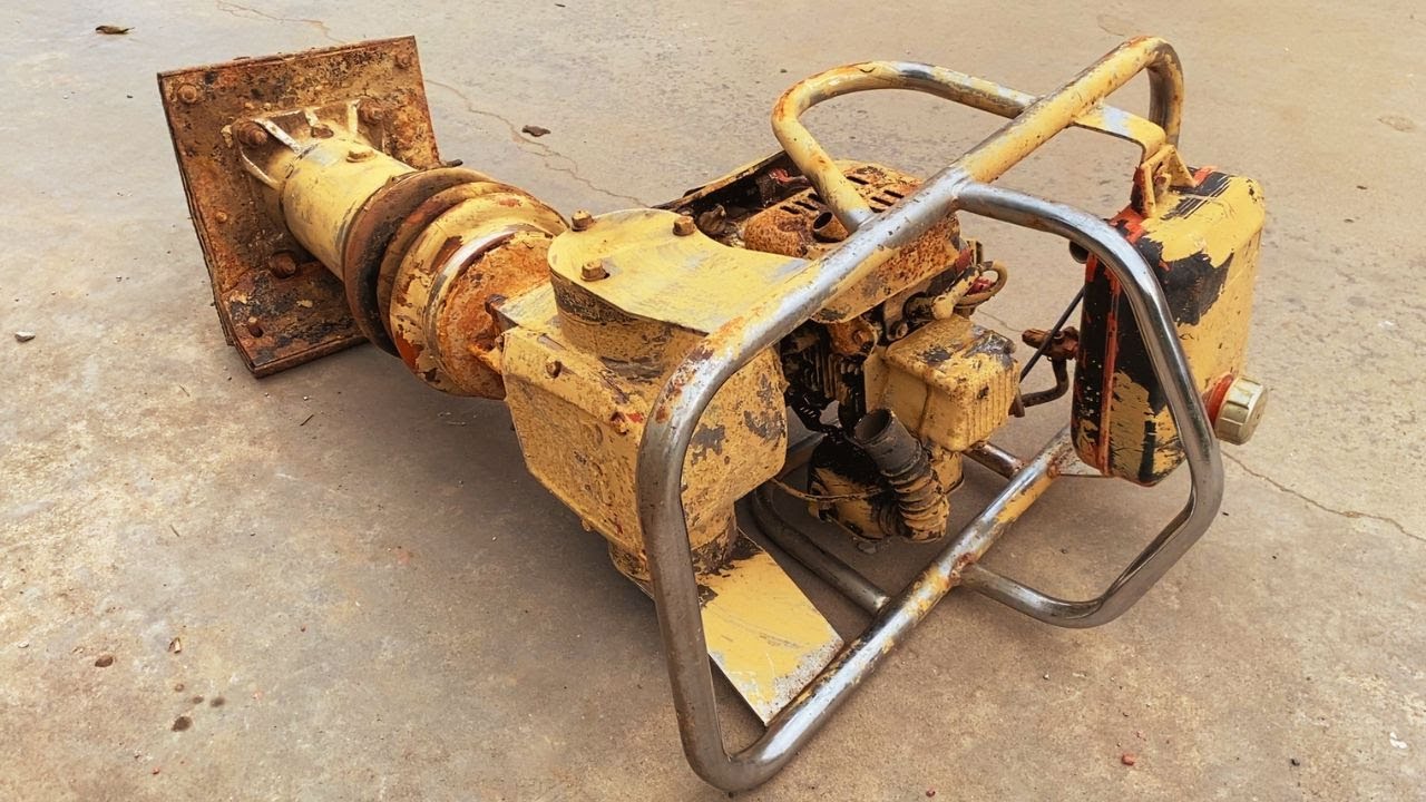 Old MIKASA Jump Jack Compactor Restoration // How To Restore An Rusty Jumping Jack Compactor