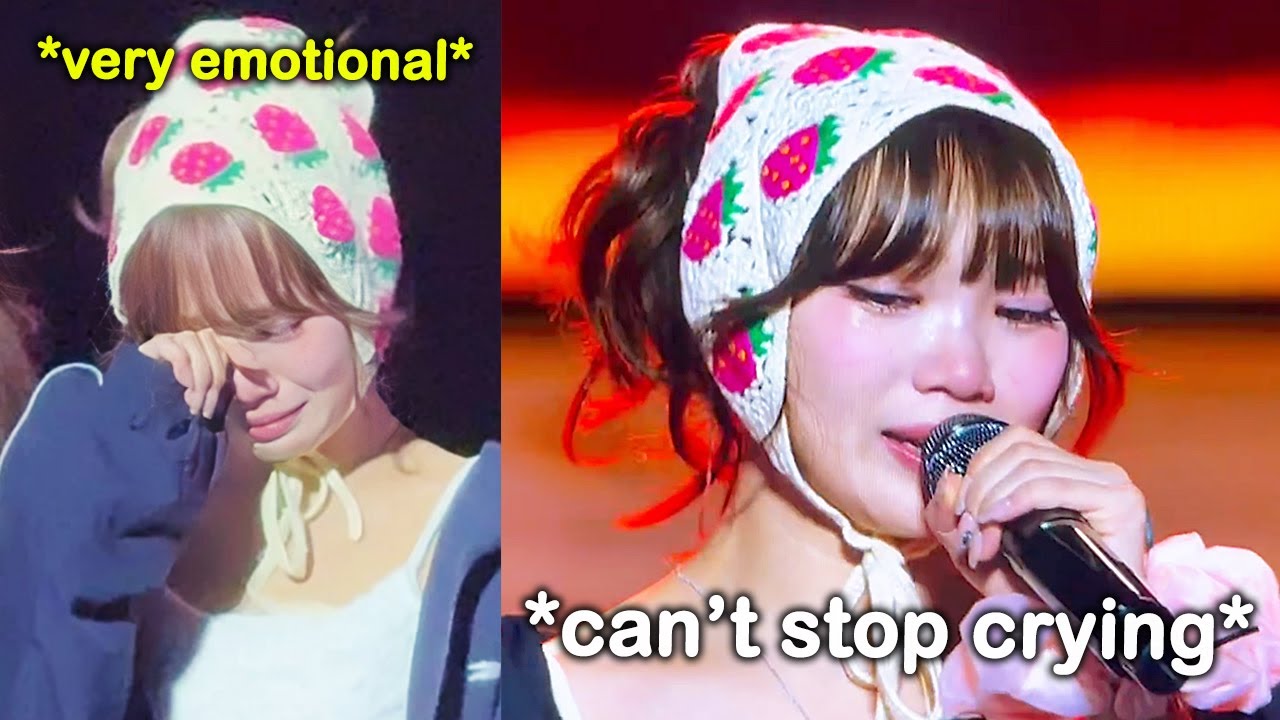 CHAEWON breaks down in tears in front of fans on her birthday | MANILA concert