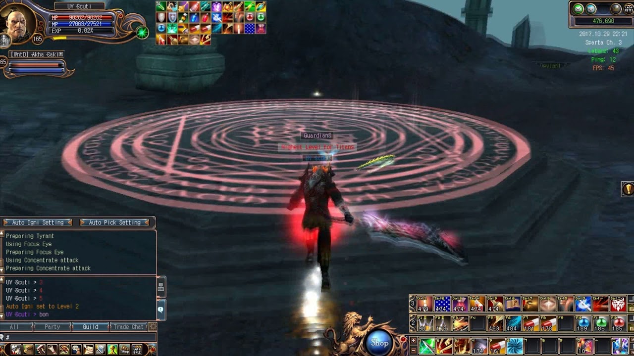[Last Chaos] UY Scuti Vs Altar Of Darkness (Titan)