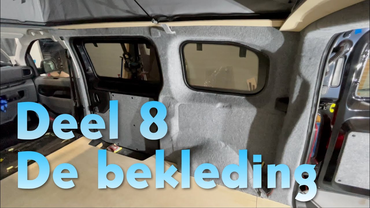 De bekleding gaat er in, wat een verschil! | Deel 8 Toyota Proace zelfbouw camper ombouw