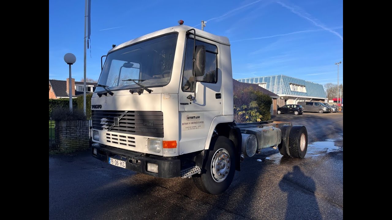 Volvo FL7 4X2 CHASSIS FULL STEEL SPRING MANUAL GEARBOX