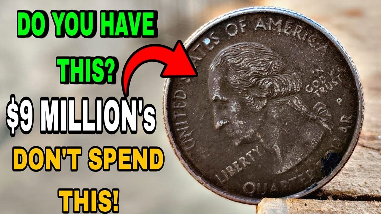 Super Rare top 10 bad condition quarter dollar commemorative quarter dollar coins sold big money!