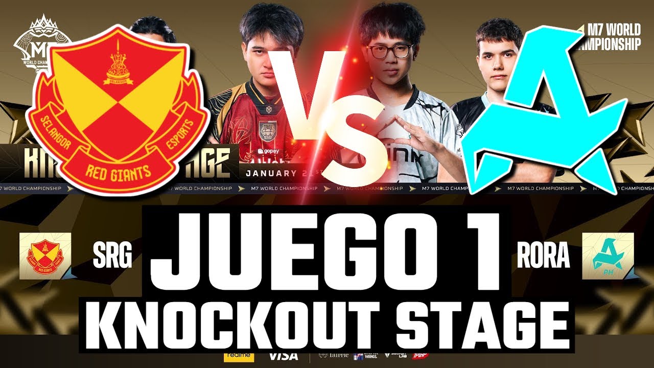 SRG VS AURORA 🔥 JUEGO 1 KNOCKOUT STAGE | GANA EL MEJOR DE 5 | M7 MLBB