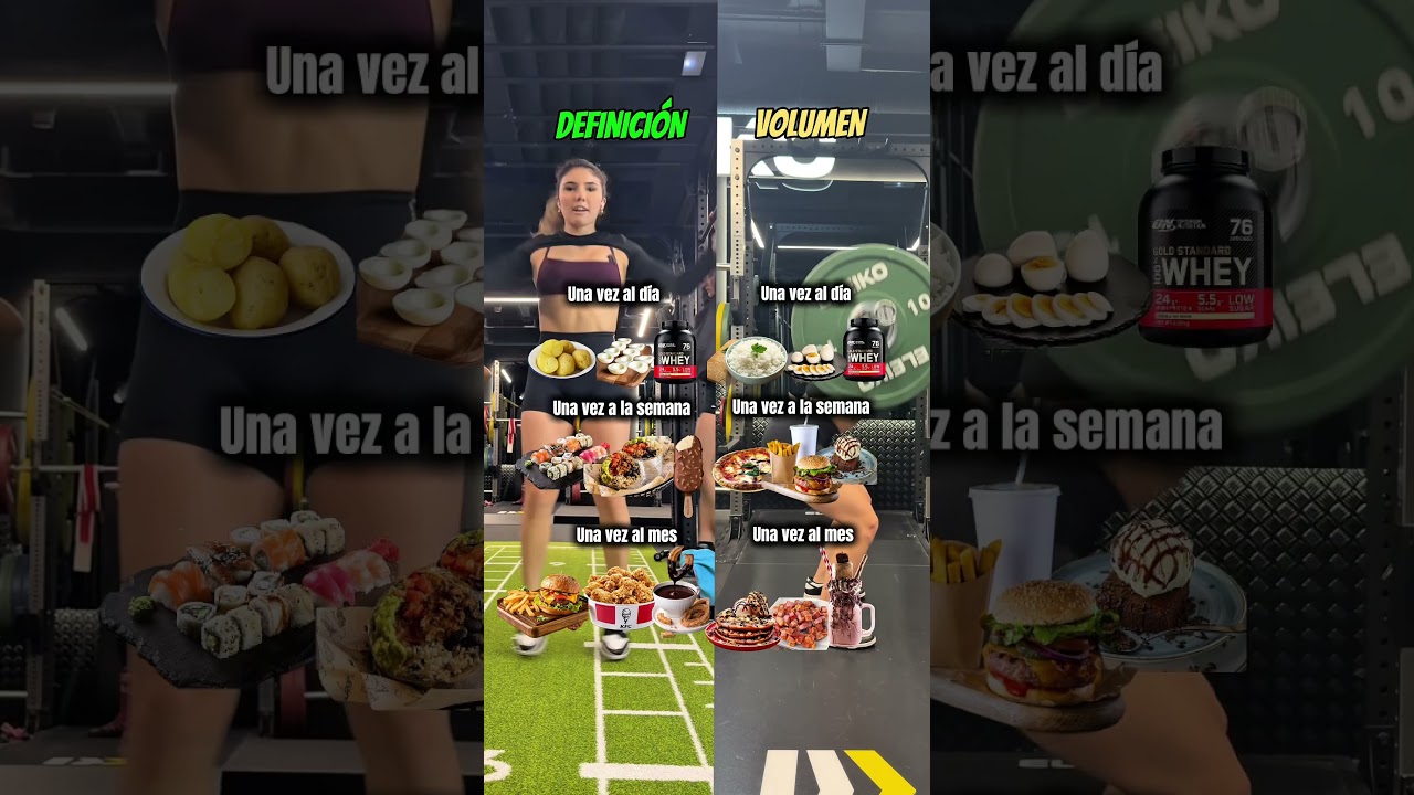 Qué comer en definición y en volumen | Frecuencia, cantidades y lógica real