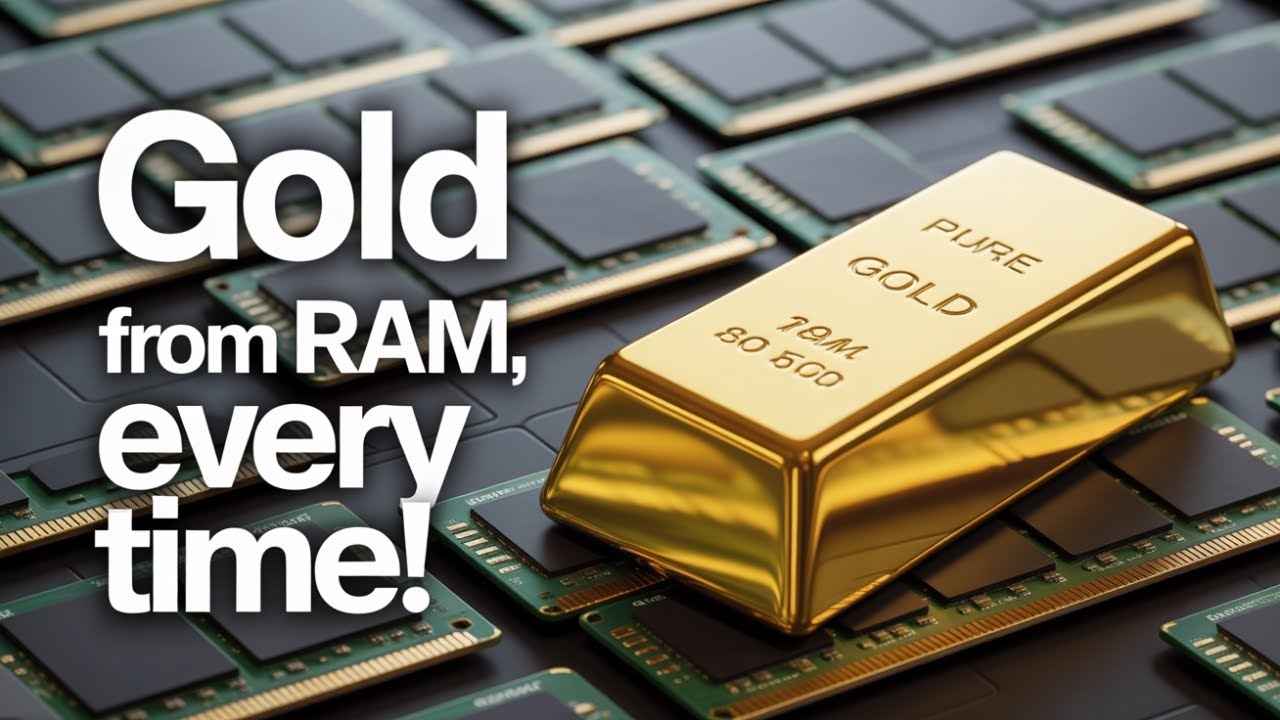Turn Scrap RAM into 24K Gold with This Simple Process