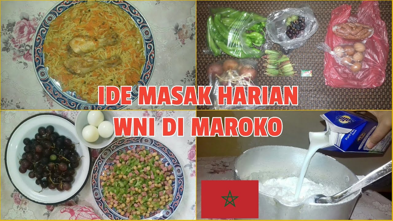 Ide Masak Harian | Belanja Mingguan | WNI Tinggal di Maroko