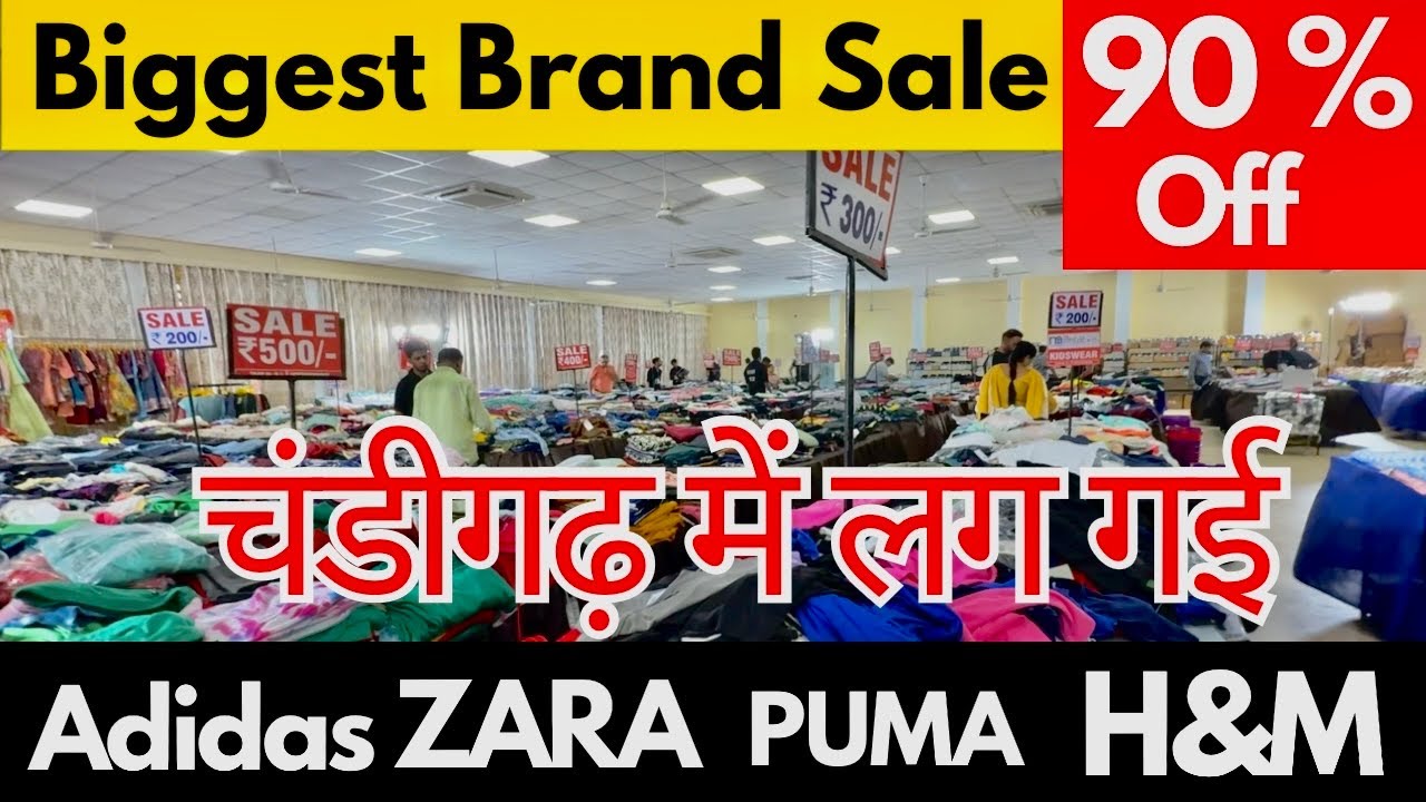 Biggest Brand Sale Chandigarh | Jat Bhawan sec27A Chandigarh | Fashion & Lifestyle Sale 90% Off