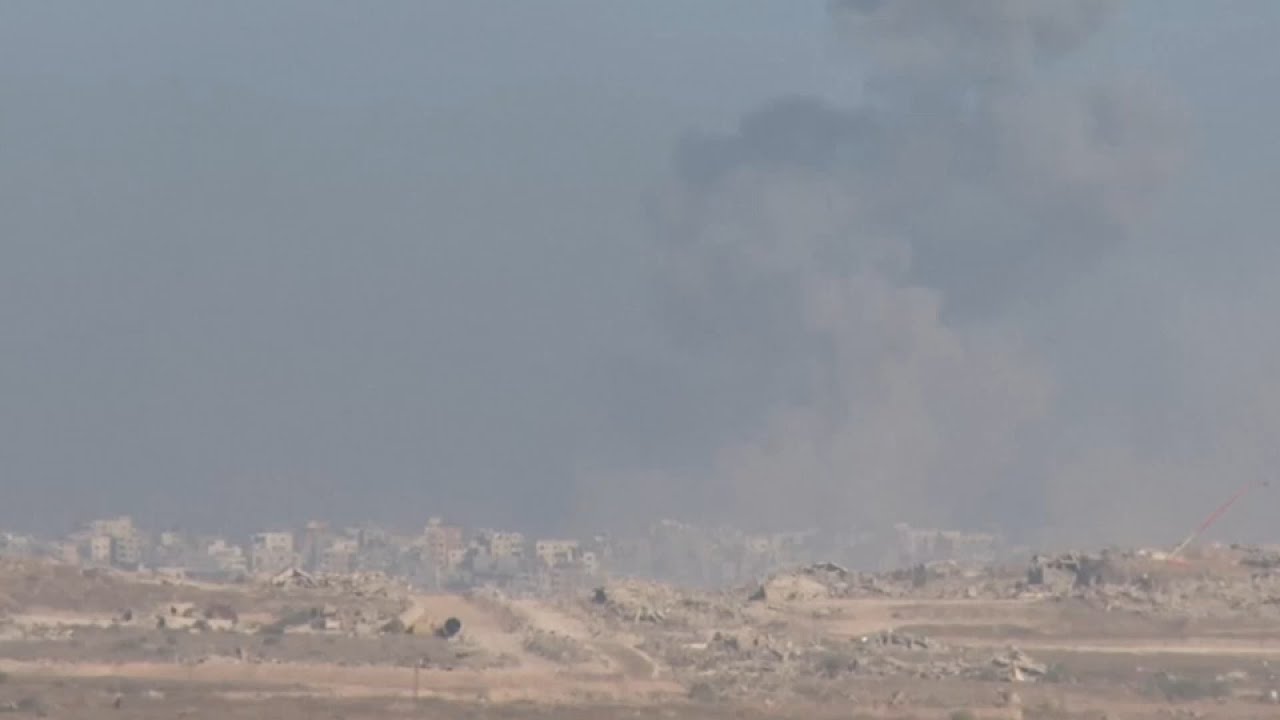 Israeli military begins its ground offensive in Gaza City as thousands of Palestinians flee
