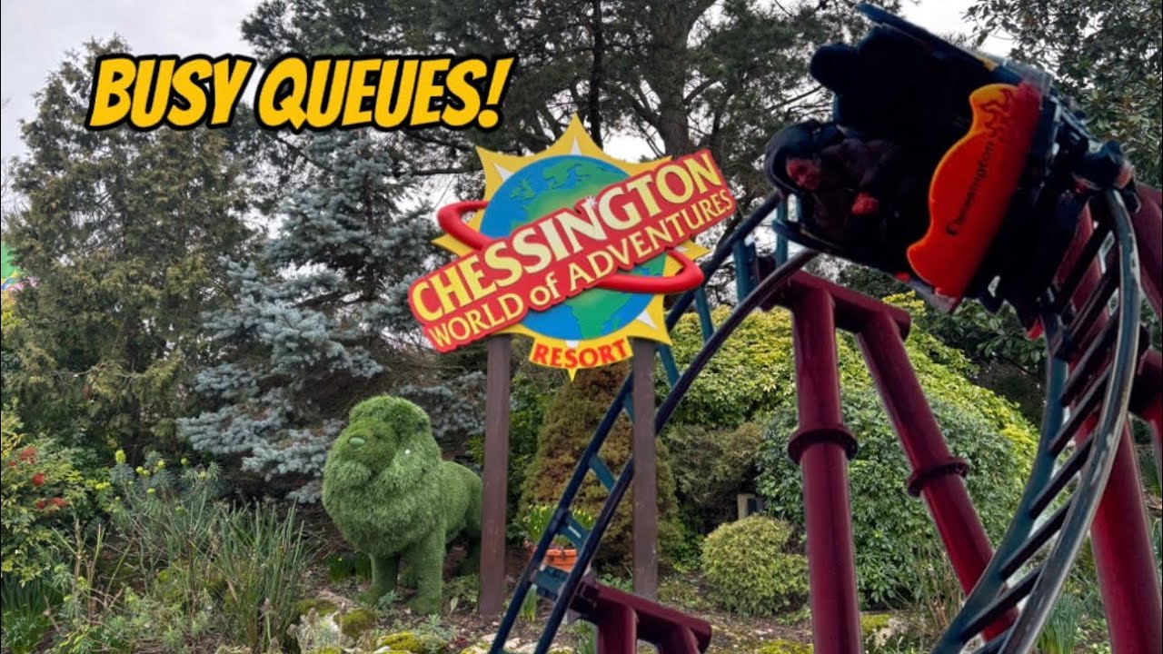 BUSY queues at Chessington! | Chessington WOA half term!