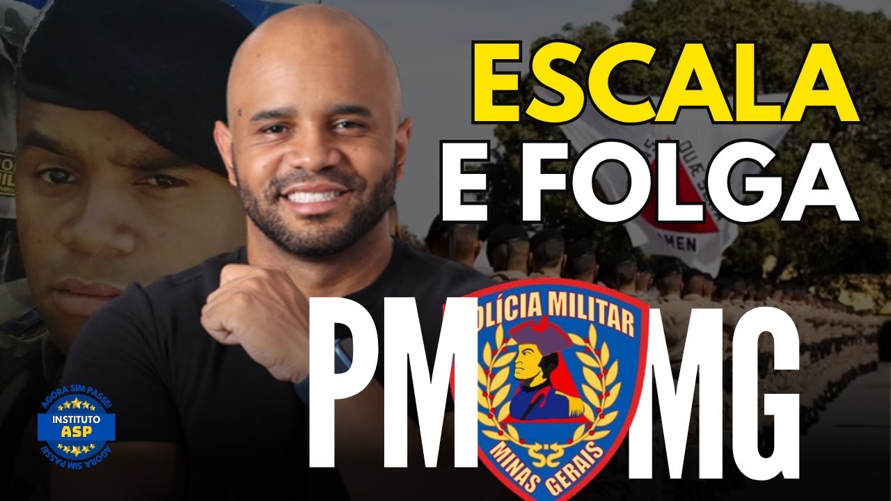 COMO FUNCIONA A ESCALA DE FOLGA NA PMMG - CONCURSO 2025