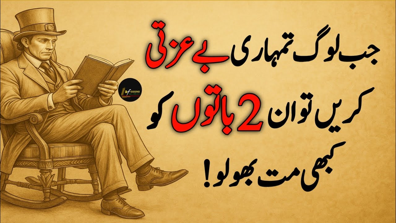 These 2 Wise Ways To Reply An Insulting Person | Deep Urdu Quotes | Hikmat Ki Batain | Life Lessons