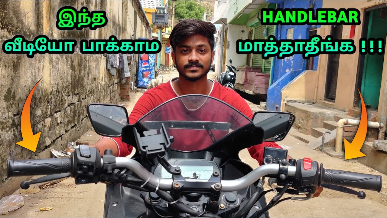 Don't Do This Mistake While Changing Handlebar In Bike | best handlebar for R15 v3 |Mech Tamil Nahom