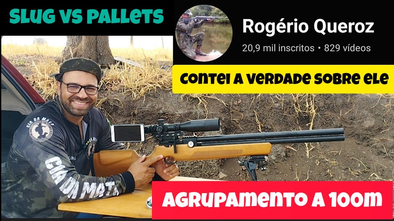 SLUG VS PELLETS: AGRUPAMENTO A 100M COM LEVIATHAN PS-R2 5.5