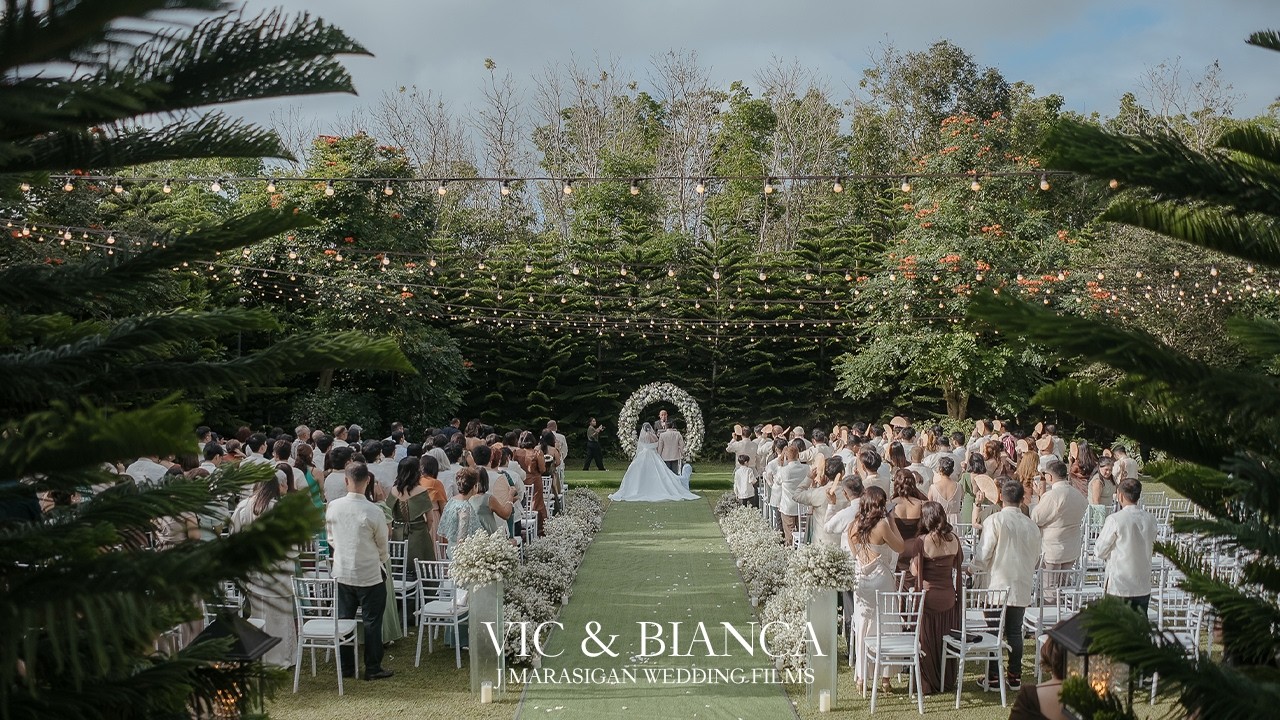 The Wedding of Vic & Bianca: Farmhills Garden