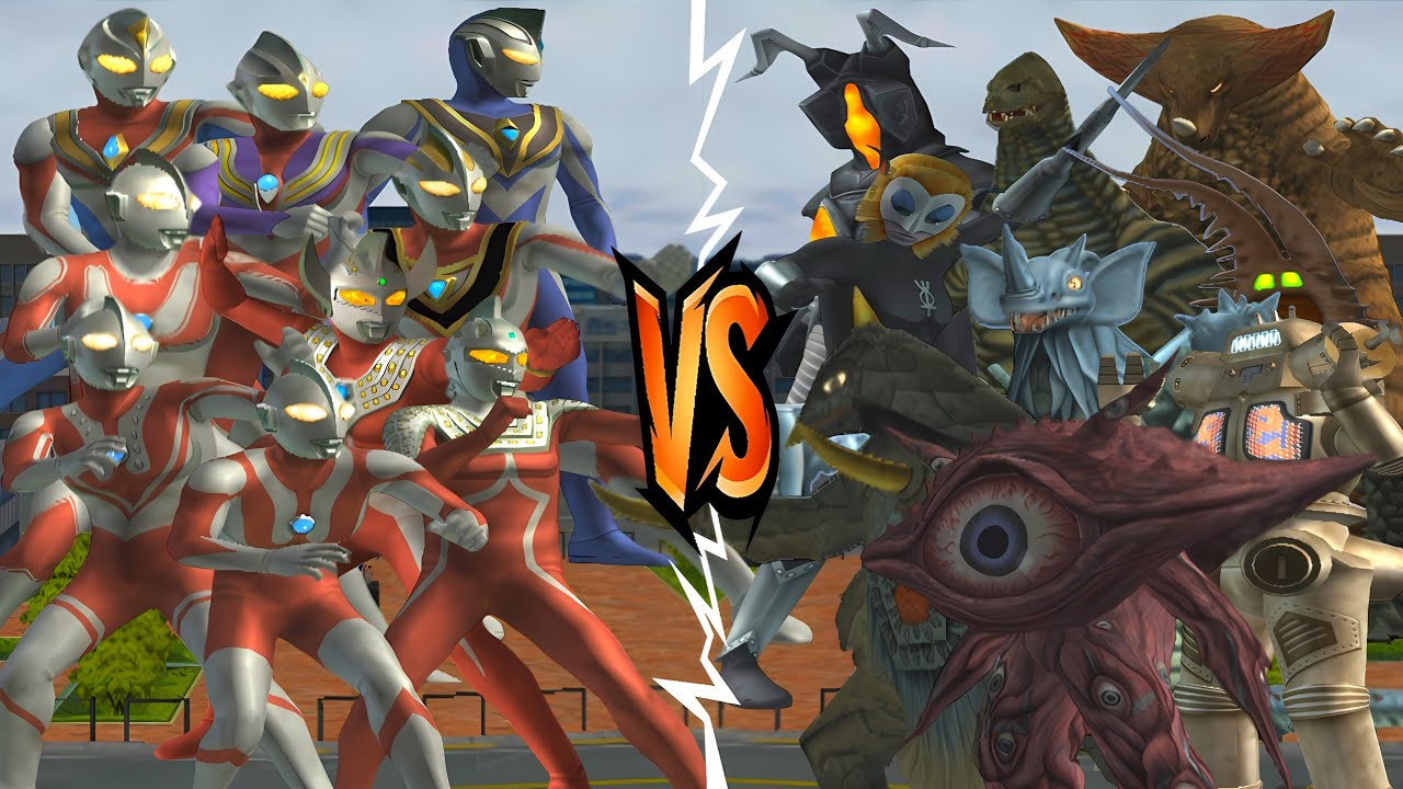 ウルトラマン VS GAN-Q, ULTRAMAN ZOFFY VS ROBOT KING JOE, ULTRASEVEN VS BEMSTAR, TARO VS TYRANT #ウルトラマン 