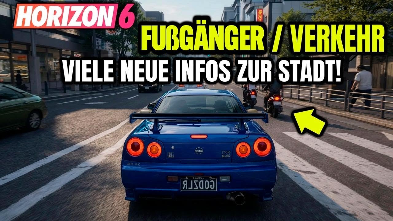 FORZA HORIZON 6: Mega-detaillierte Stadt, Fußgänger & noch mehr Verkehr!