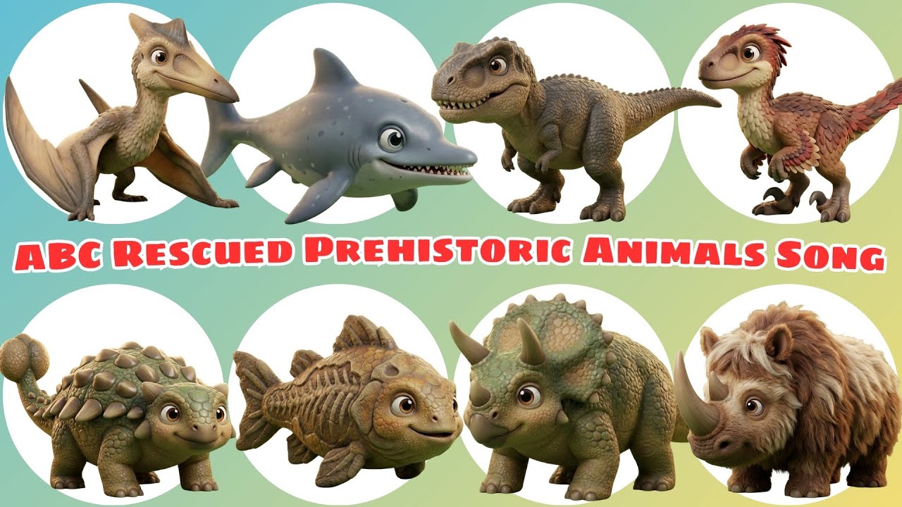 ABC Rescued Prehistoric Animals 🐧🔨 Save the Animals | Penguin Breaks Giant Iceberg