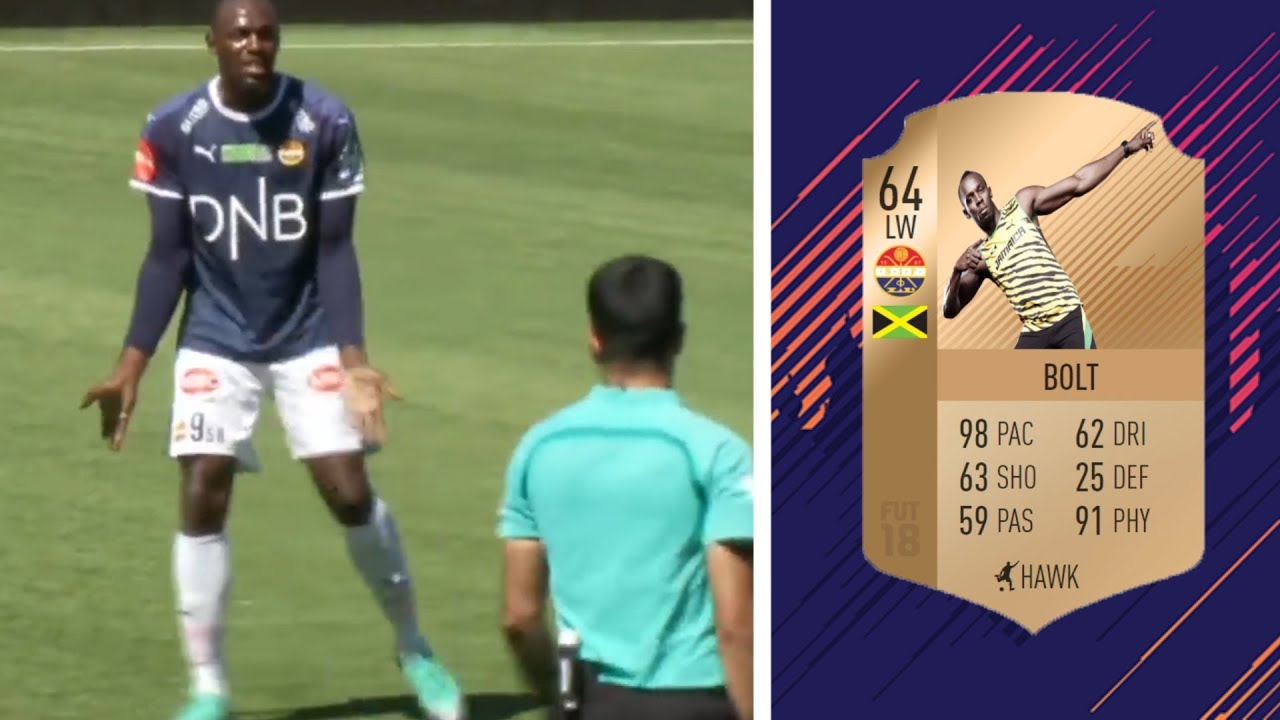 USAIN BOLT FOOTBALL DEBUT