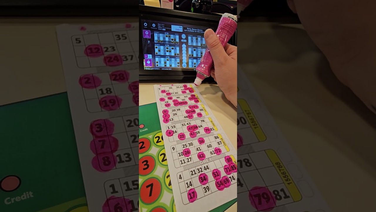 UK mecca bingo sneak peak books and boards early session! 😁