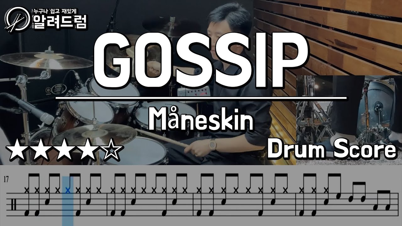Gossip - Måneskin (ft. Tom Morello)  DRUM COVER