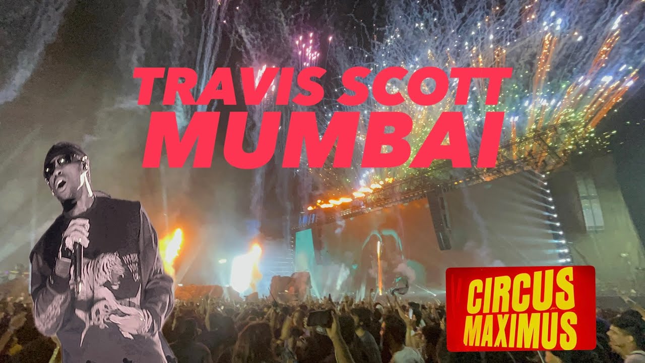 Travis Scott Live in Mumbai! 🔥 Best Moments & Crowd Energy 🇮🇳 #Utopia #circusmaximus #travisscott