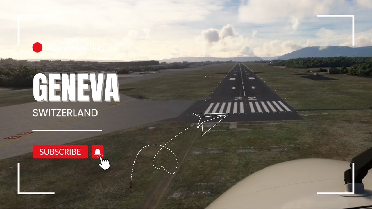 Landing in Geneva Switzerland | LSGG Geneva Airport #switzerland #landingview #geneve #gen&egrave;ve