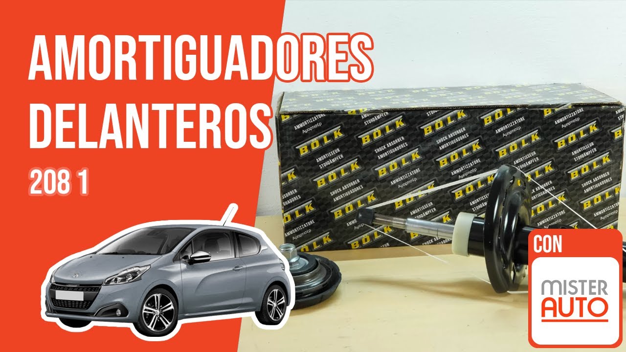 Cómo cambiar los amortiguadores delanteros Peugeot 208 1 ➿