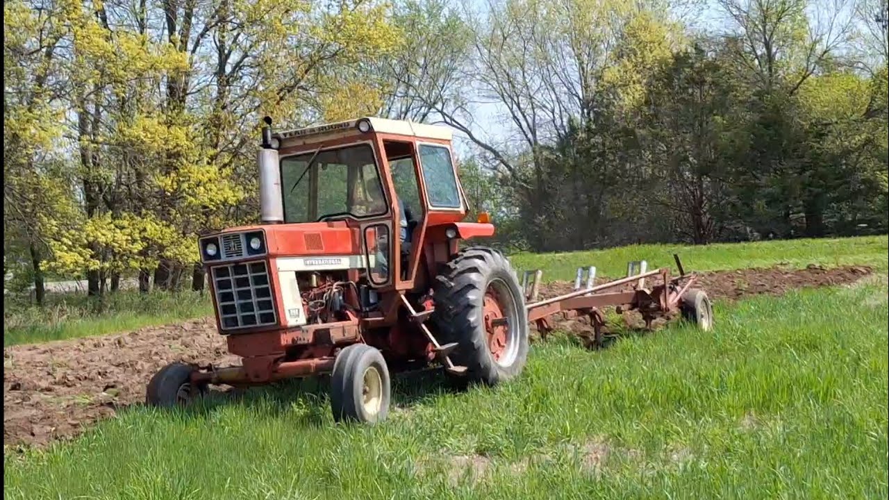 966 plowing with 720 plow 2024.