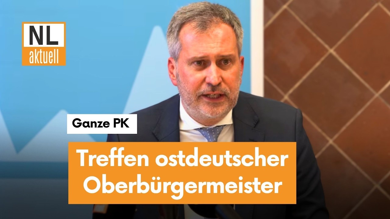 Cottbus | Treffen ostdeutscher Oberbürgermeister - Wärmeplan & Finanzlage der Kommunen - Ganze PK
