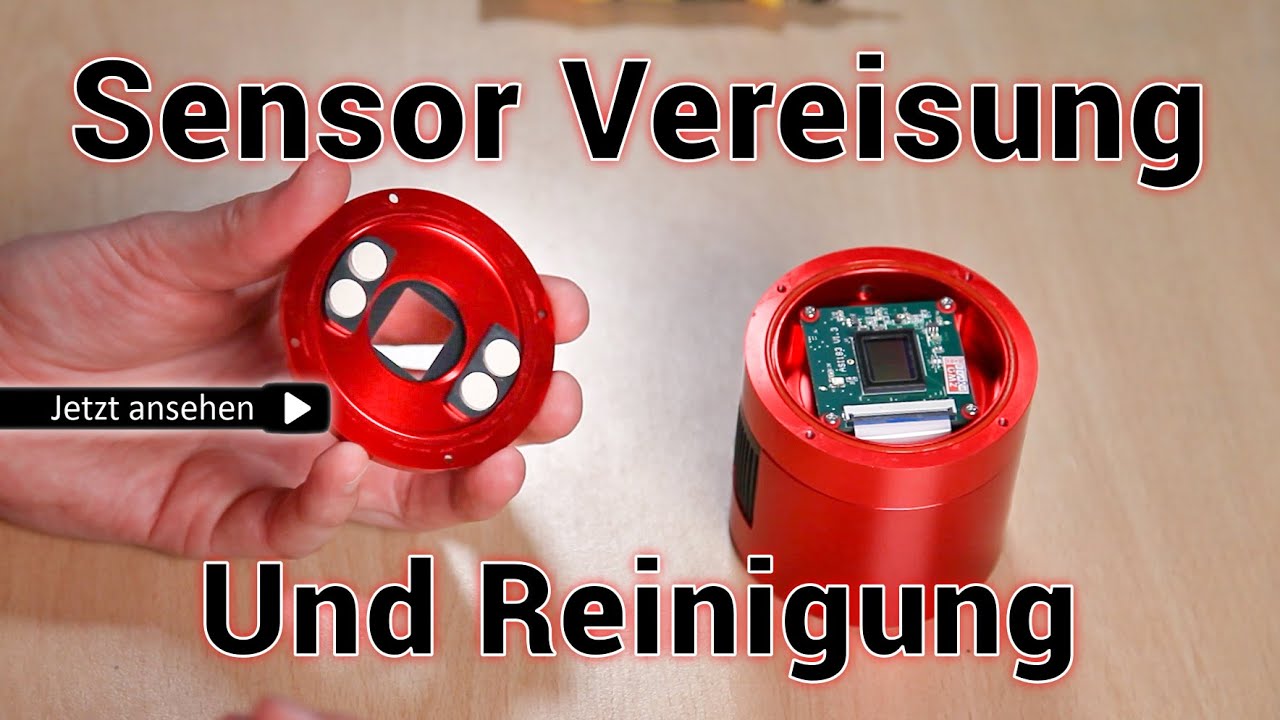 Gekühlte Astro Kamera Vereisung 🥶 und Sensor Reinigung 🧐 - ZWO ASI 183 MC Pro