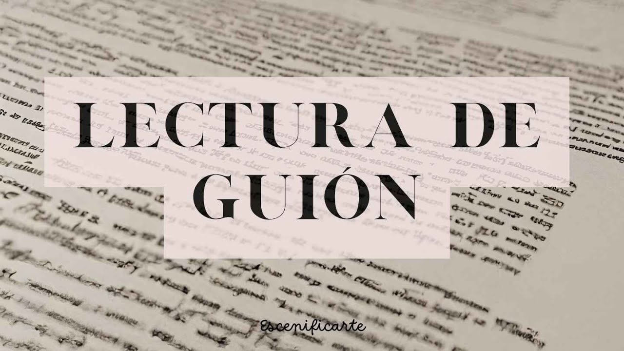 Lectura de guión para cine