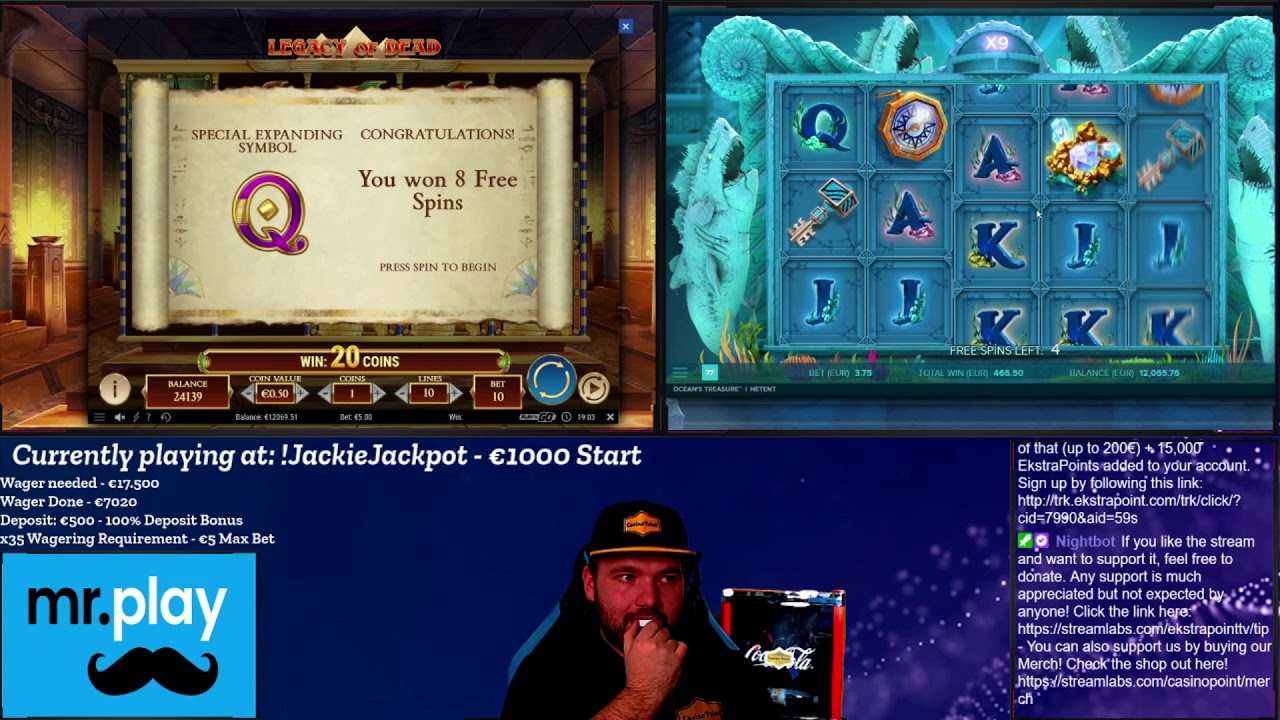 450X win on Oceans Treasure Slot Game at Jackie Jackpot | EkstraPoint