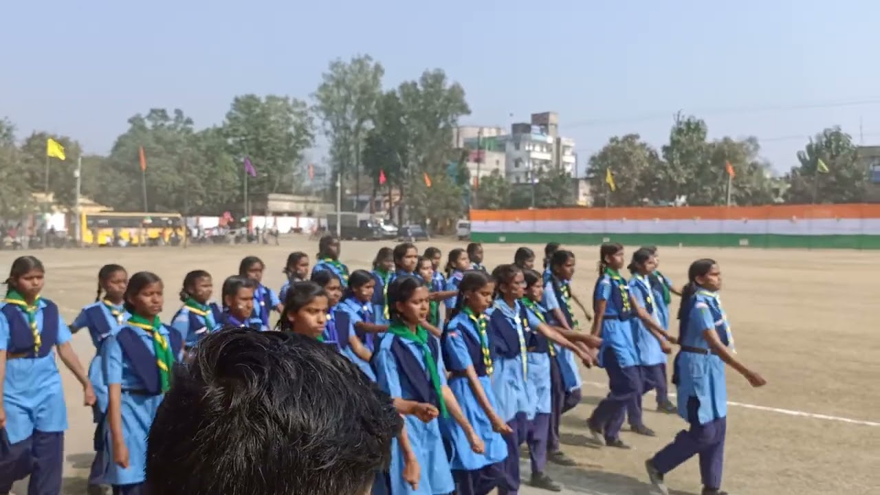 26 January republic day 2023 parade, police line Dhanbad