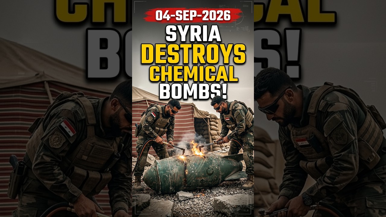 Chemical Aerial Bombs Destroyed in Syria