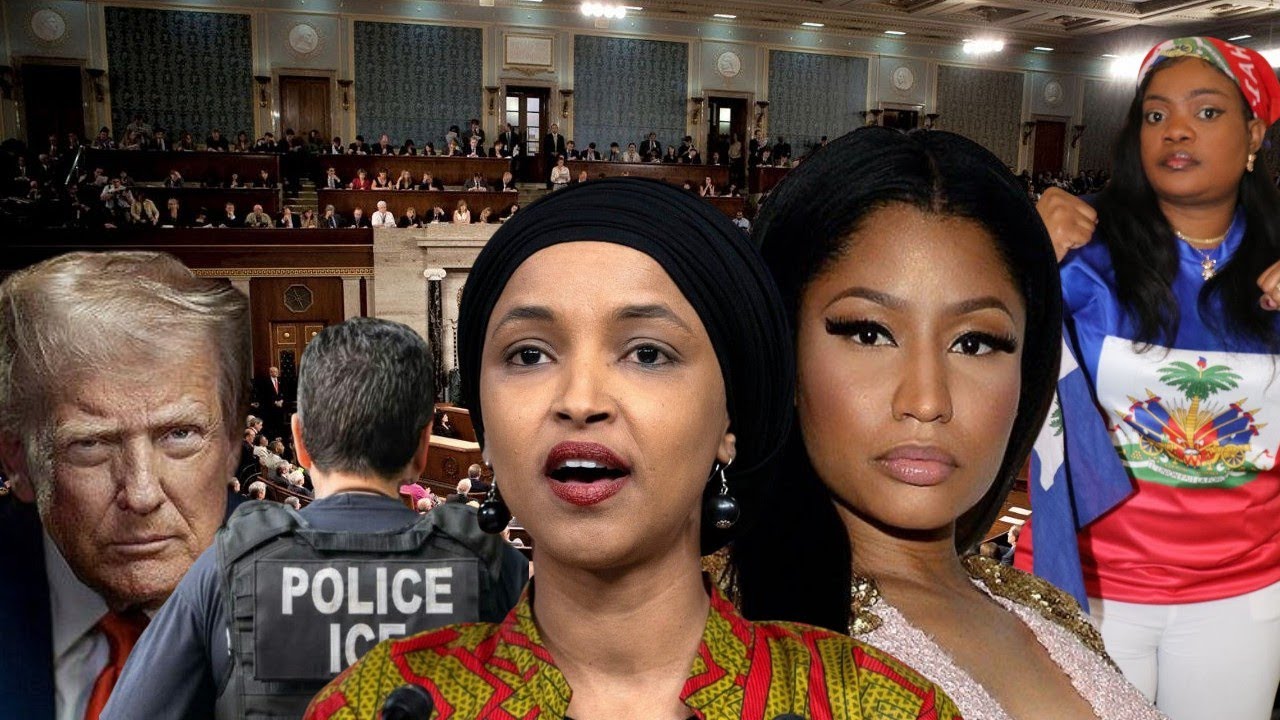 Yo manke rache figi yon ajan ICE/ Demokrat yo menae femen palman an/ Nicki Mennaj paret tout kol