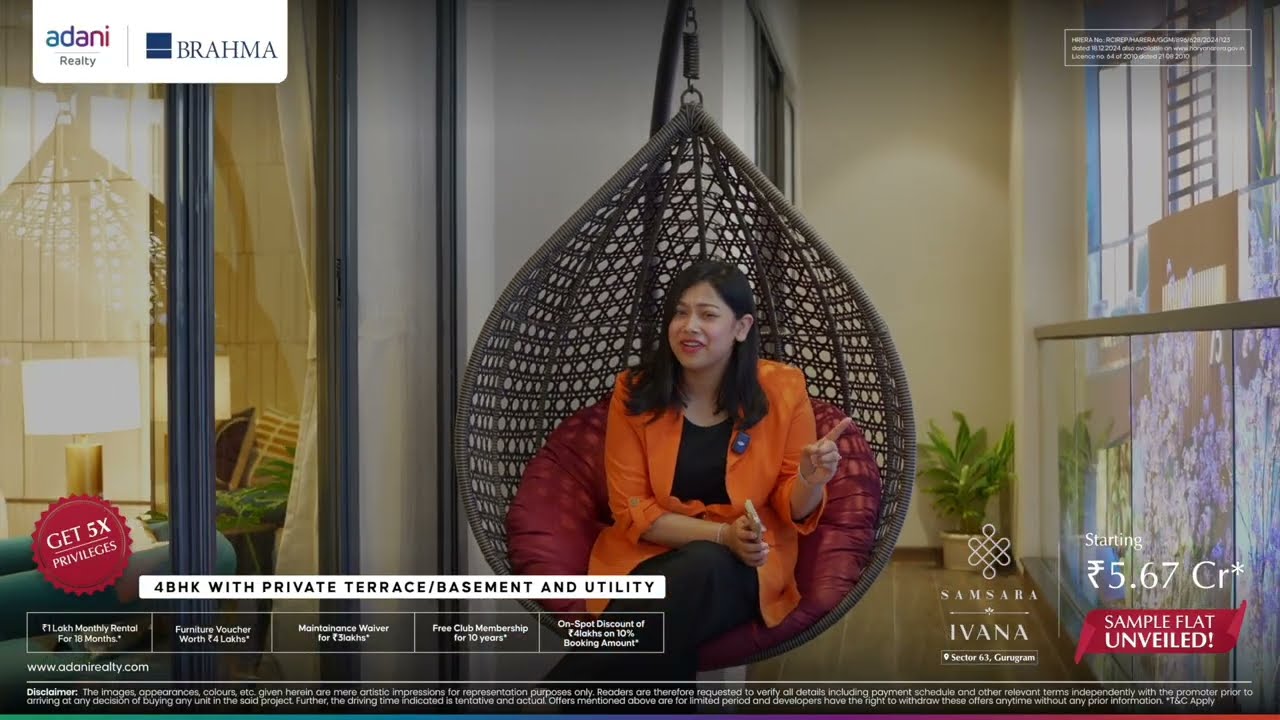 Samsara Ivana Sector 63 Gurugram | 4 BHK Luxury Builder Floors Walkthrough