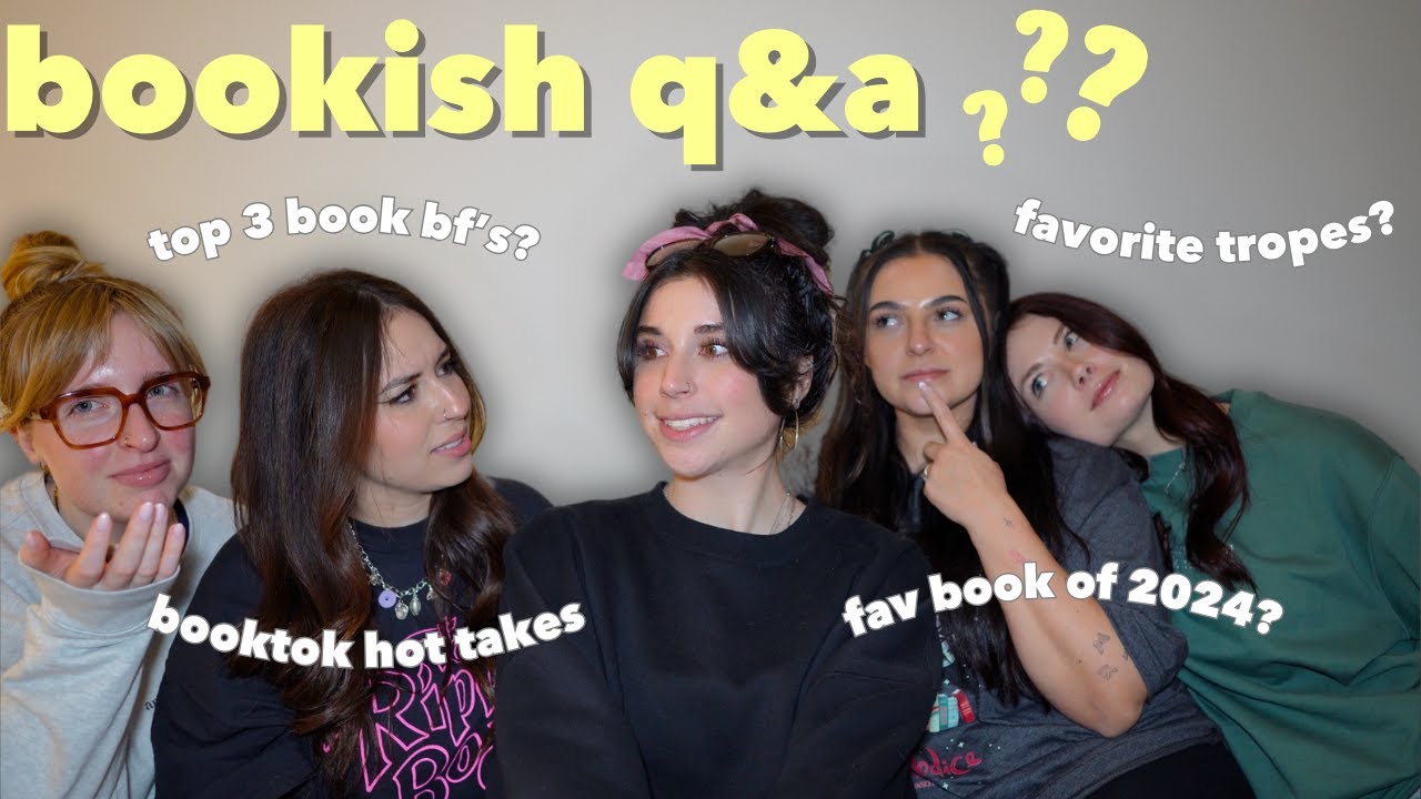 bookish Q&A | answering your bookish questions with my besties 📚♥️