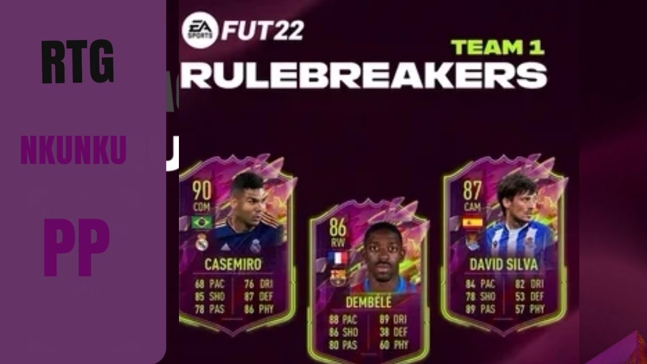 BRAND new Rulebreakers Team Fifa 22 Haaland,Taa,