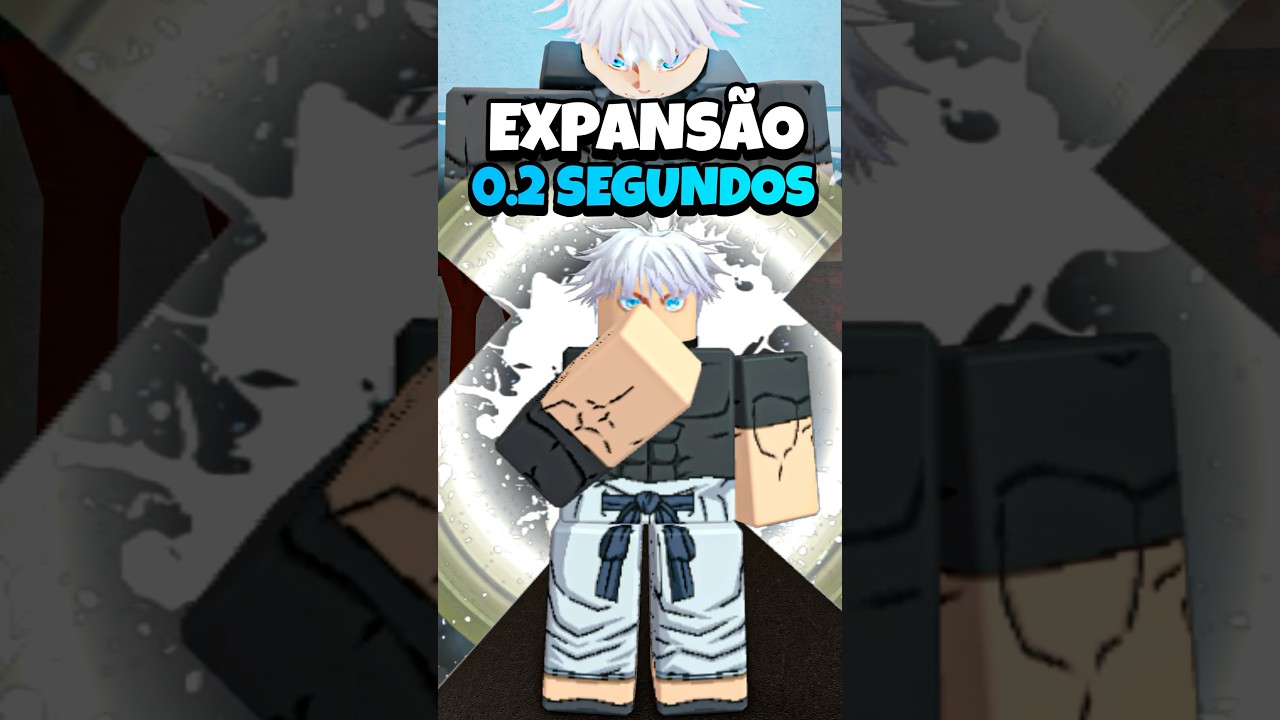 Nova expansão de 0.2 segundos do Gojo no Jujutsu Shenanigans 