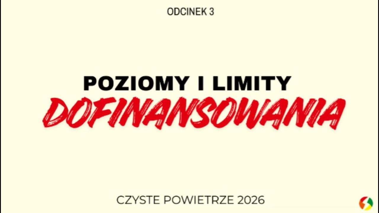 Czyste powietrze 2026 